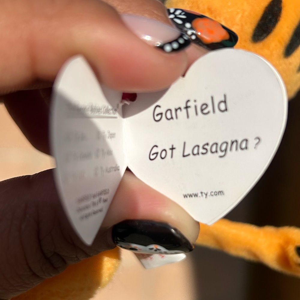 TY Garfield Keychain - Picture 4 of 4